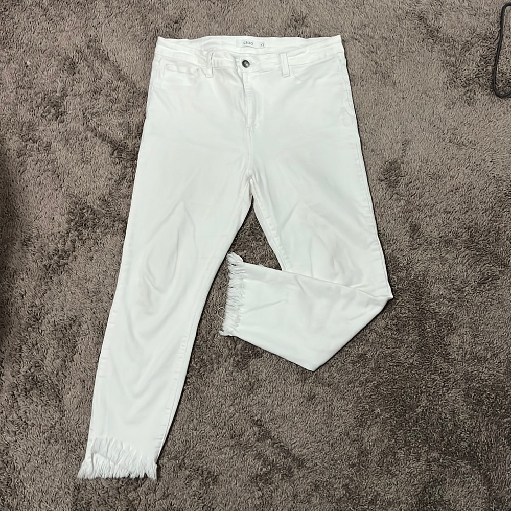 CELLO STRETCH JEANS SIZE 13 crop inseam